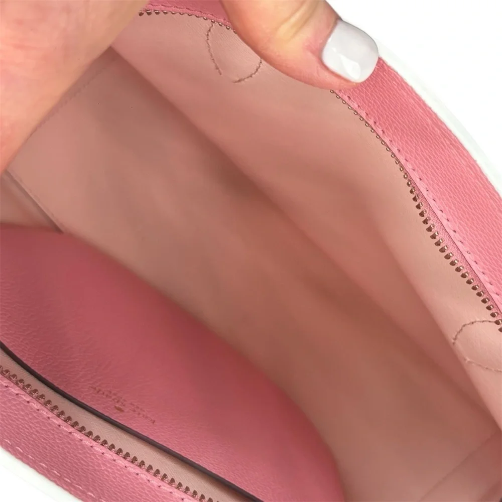 Kate Spade Blush Pink Eva Satchel Bag Shoulder bag Crossbody Vacation - Picture 5 of 9